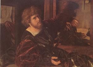 SAVOLDO, Giovanni Girolamo Portrait of the Artist (mk05) Norge oil painting art
